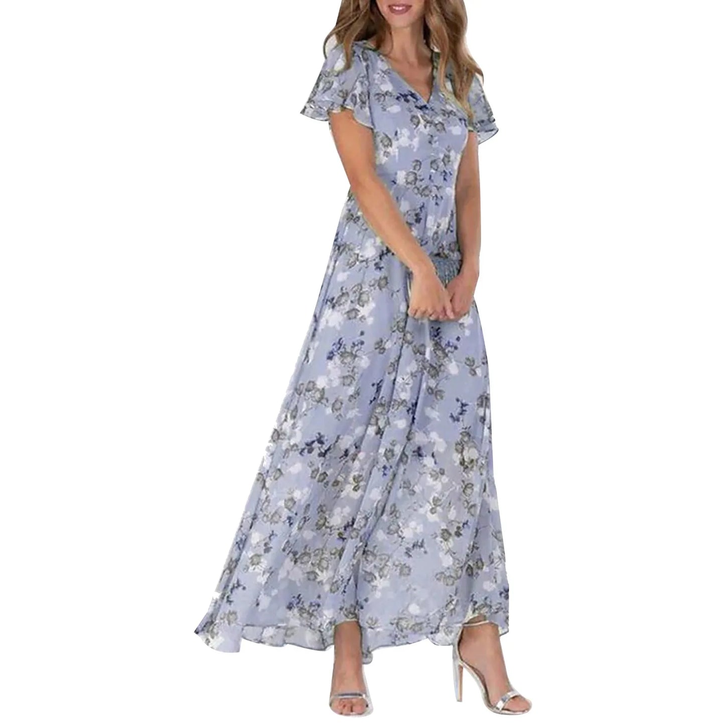 Eveloria Damen Sommerkleid Leicht Pastell