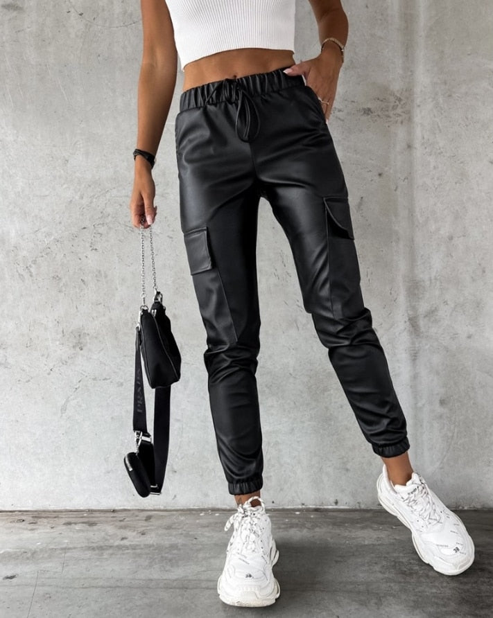 Eveloria Damen Cargo Hose Optik - Eveloria