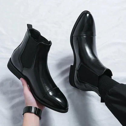 Eveloria Herren Stiefel Leder