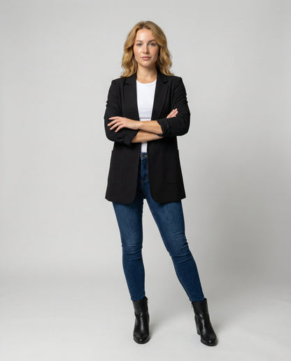 Damen Blazer Figurbetonter Eleganter