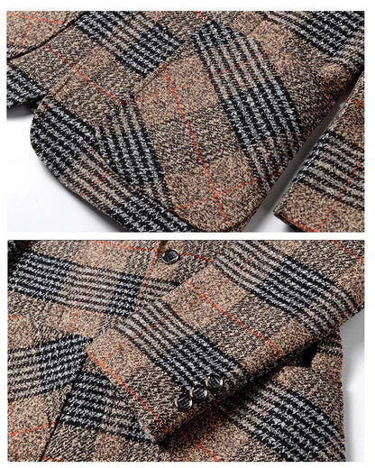 Herren Tweed Blazer Elegant