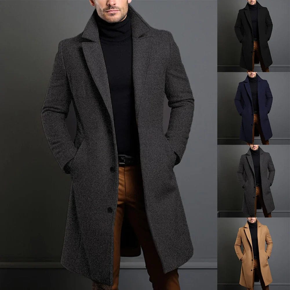 Franz Herren Wollmantel Warm