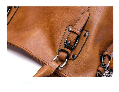 Eveloria Damen Große Handtasche Weiches Material Schulterriemen
