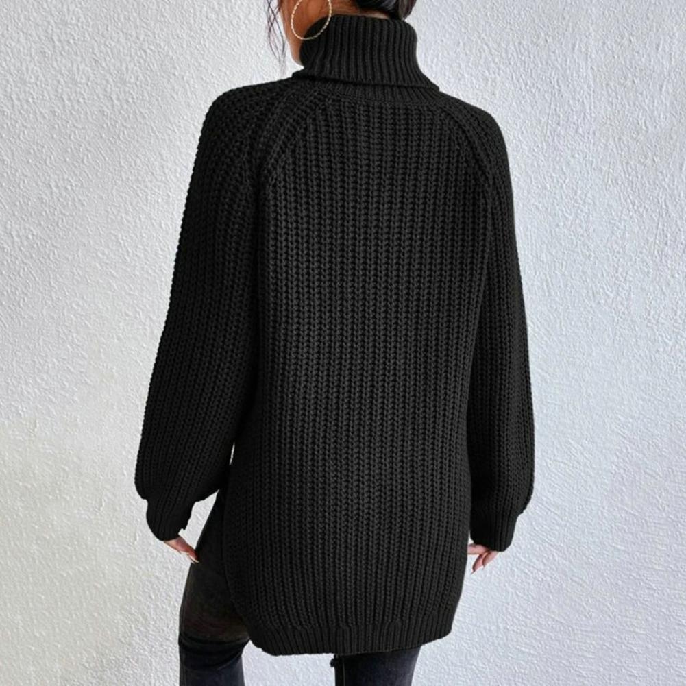 Eveloria Damen Rollkragenpullover Komfort