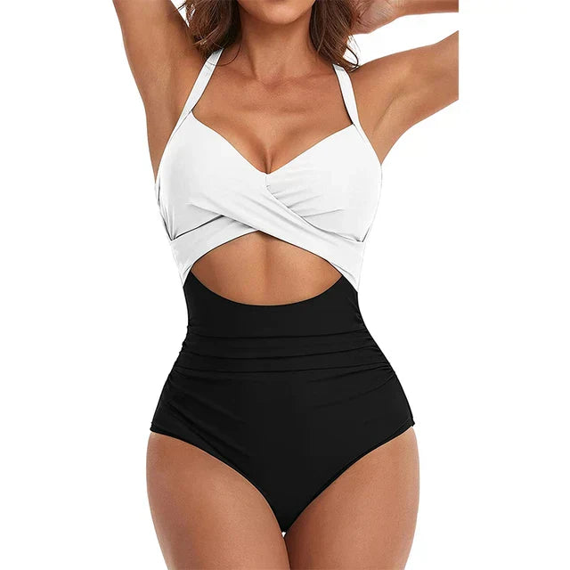 Eveloria Damen Rückenfreies Schwimmanzug