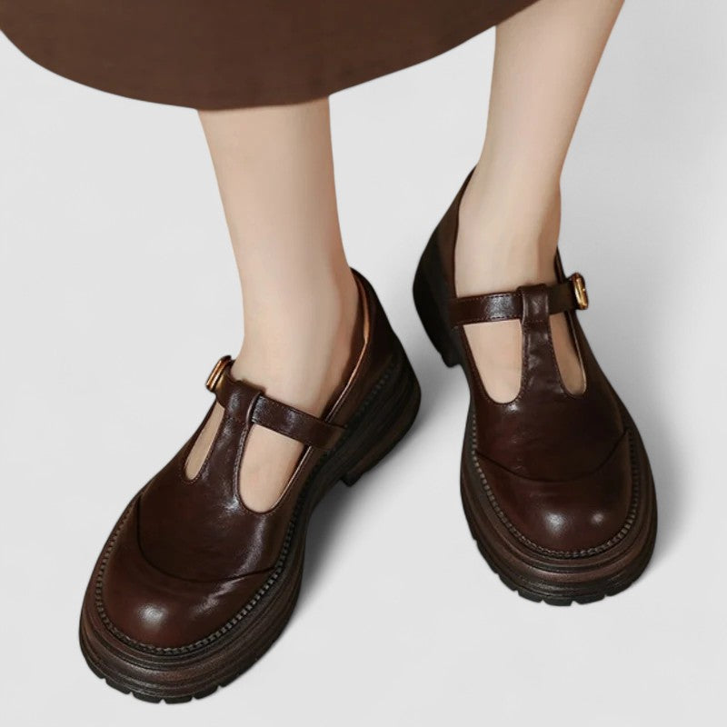 Damen Orthopädische Mary Jane Stiefel Schwarz - Eveloria