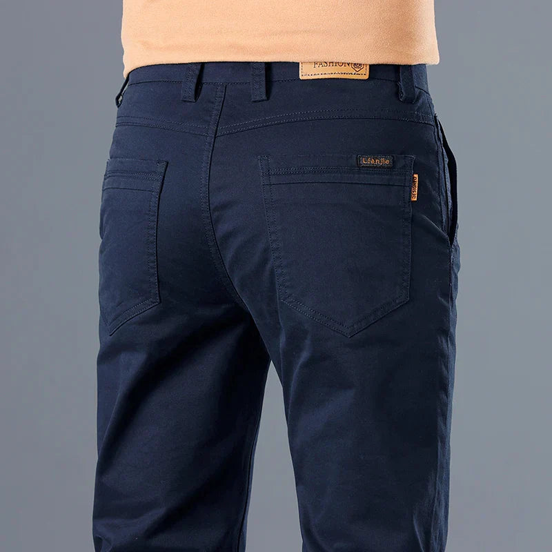 Herren Baumwollhose Slim Fit