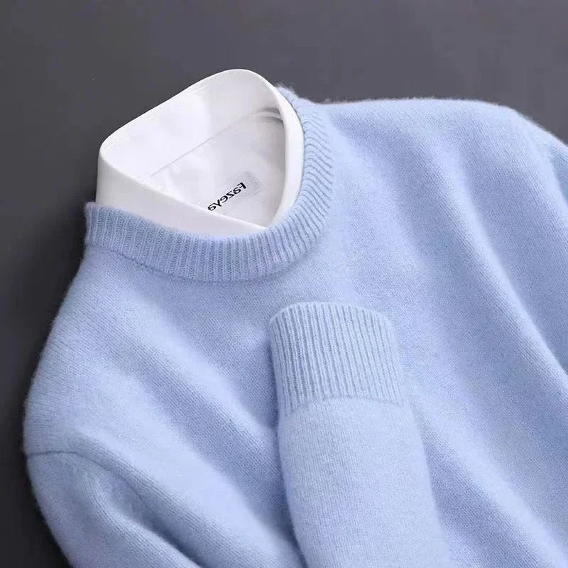 Herren Kurzarm-Pullover Warm