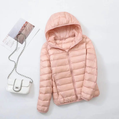 Damen Leichte Daunenjacke Herbst Winter