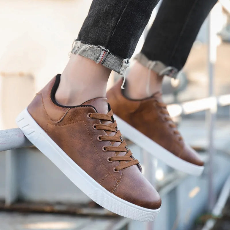 Herren Schnürschuhe Leder Klassisch
