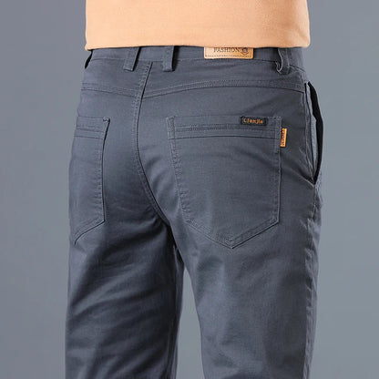 Herren Baumwollhose Slim Fit