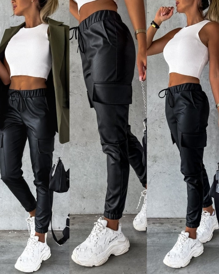 Eveloria Damen Cargo Hose Optik