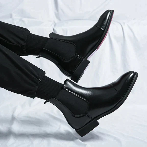 Eveloria Herren Stiefel Leder