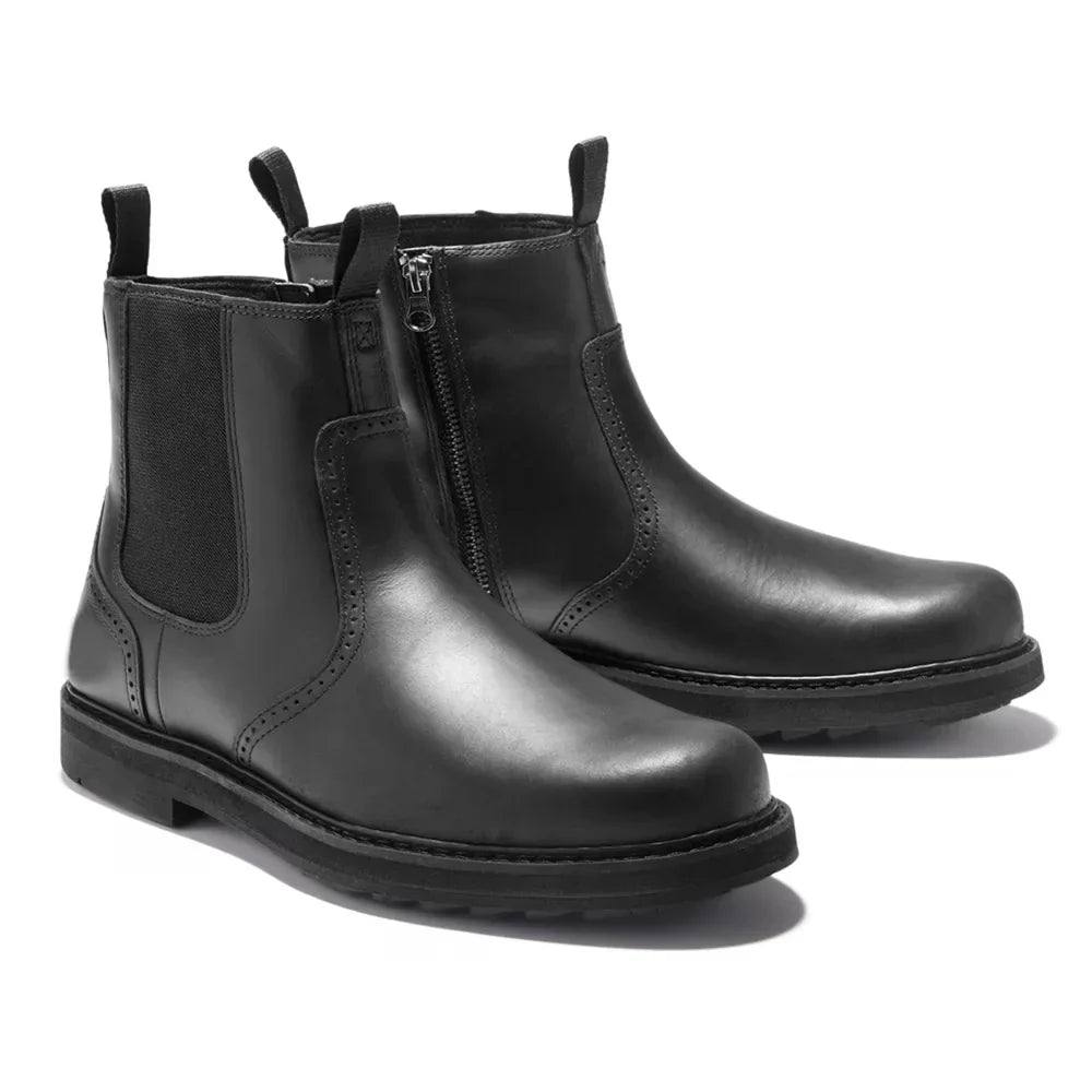 Herren Chelsea Stiefel Elastisch Pembroke