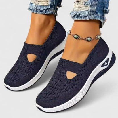 Regine Damen Slip-On Sneaker Atmungsaktives Mesh