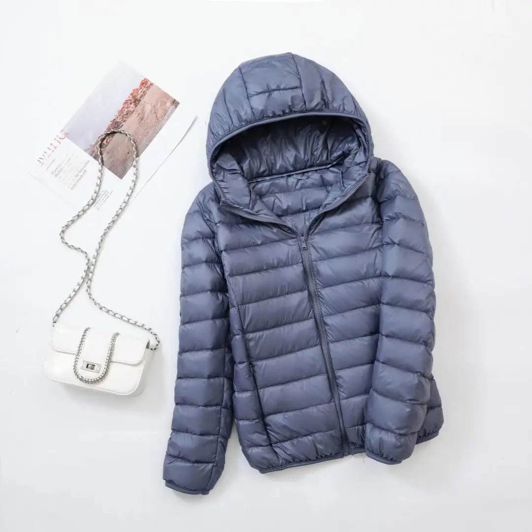 Damen Leichte Daunenjacke Herbst Winter