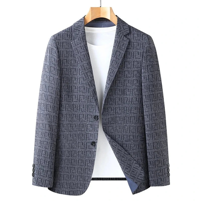 Herren Blazer Geometrisches Muster Modern - Norvielle