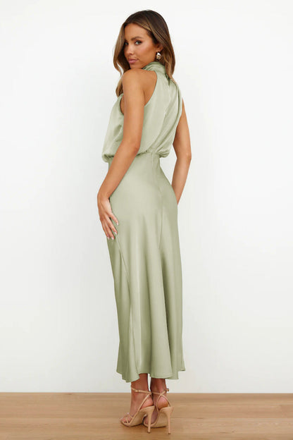 Damen Abendkleid Neckholder Schick