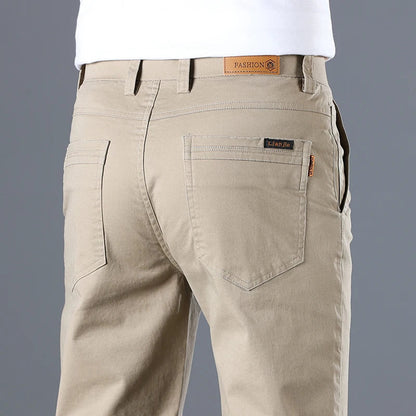 Herren Baumwollhose Slim Fit