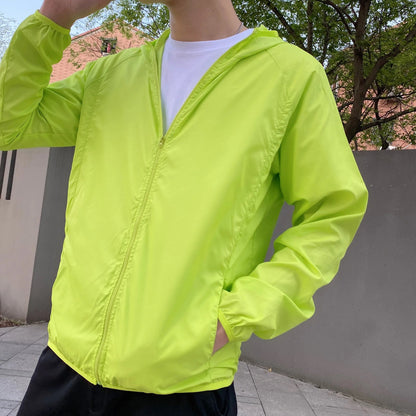 Herren Windbreaker Jacke Leicht Reißverschluss