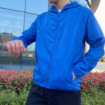 Herren Windbreaker Jacke Leicht Reißverschluss