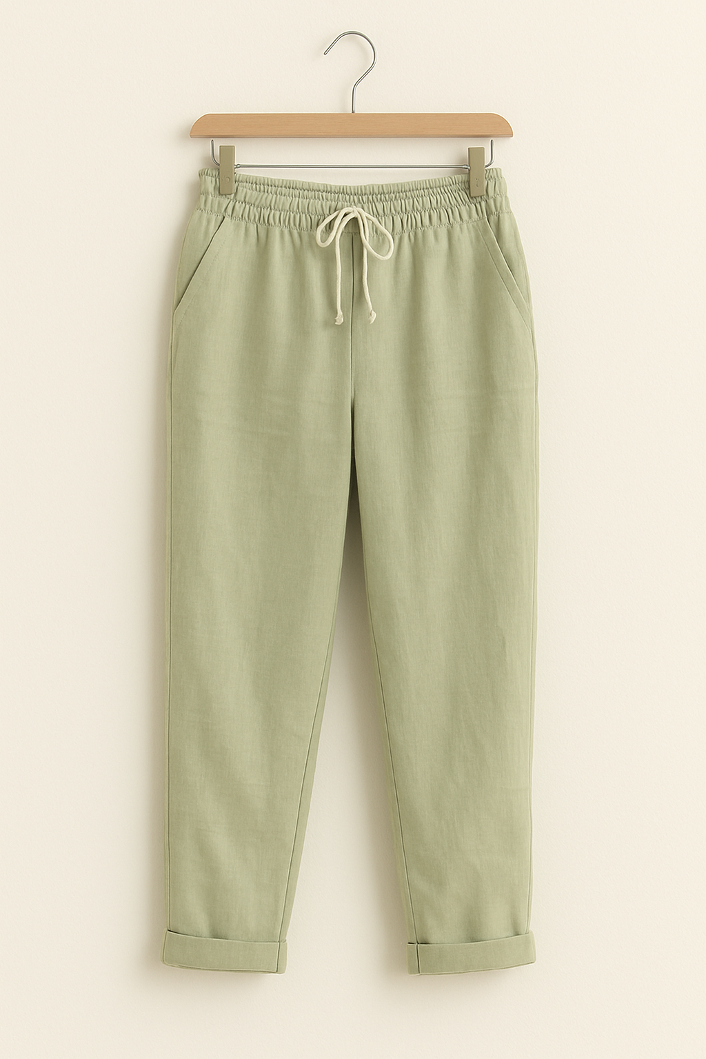Damen Hose mit Gummibund und Kordelzug - Eveloria