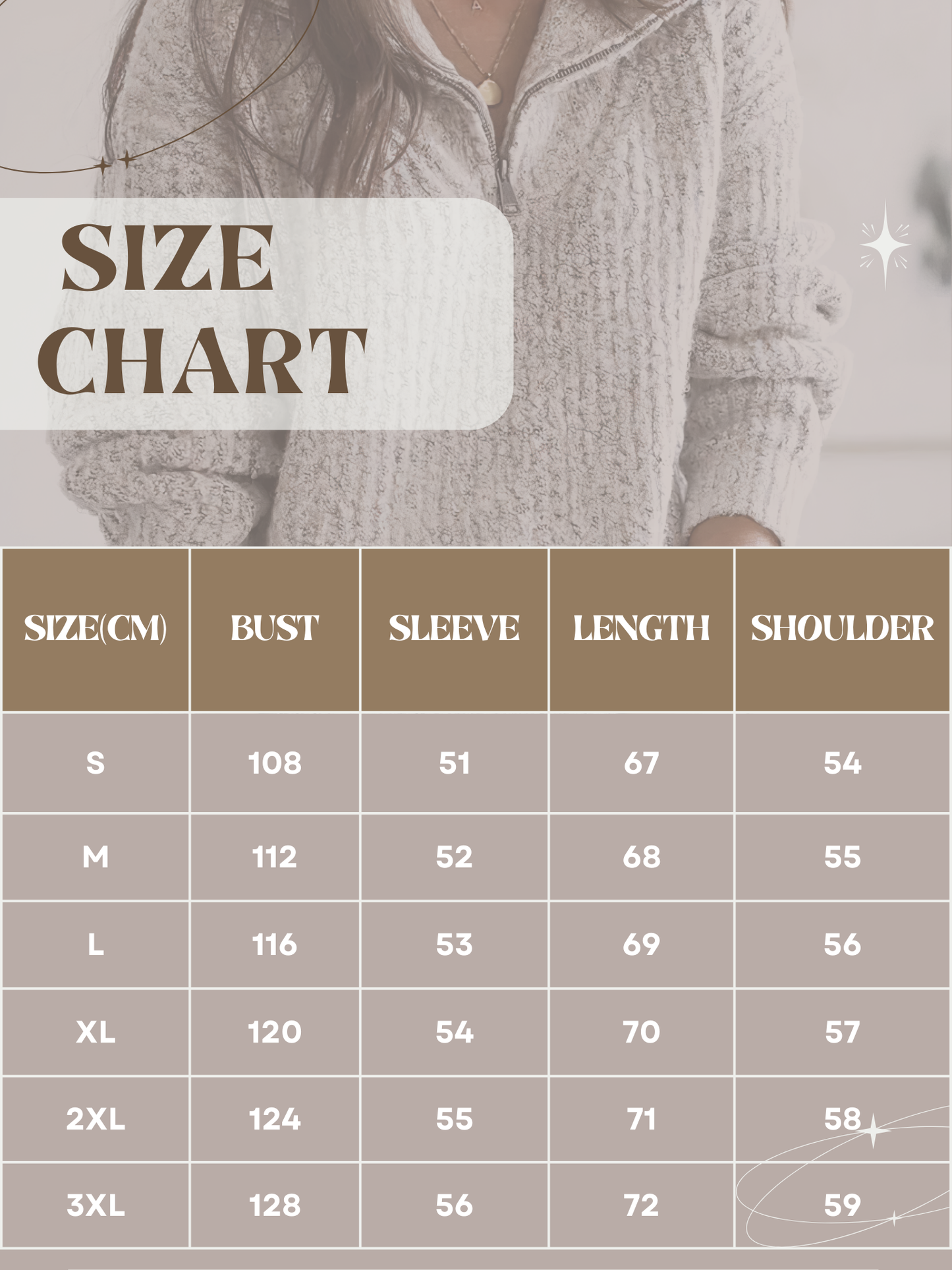Eveloria Damen Sweatshirt Oversized Halbzip - Eveloria