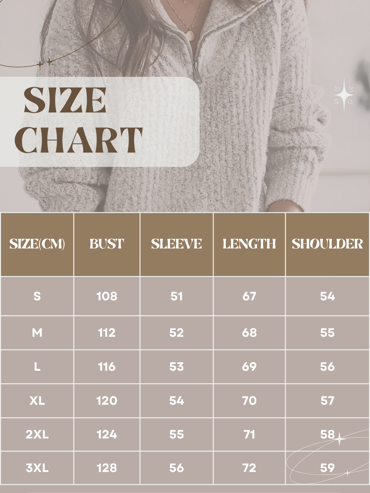 Eveloria Damen Sweatshirt Oversized Halbzip - Eveloria