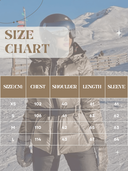 Damen Daunenjacke Mit Kapuze Gürtelschlaufen Winter - Eveloria
