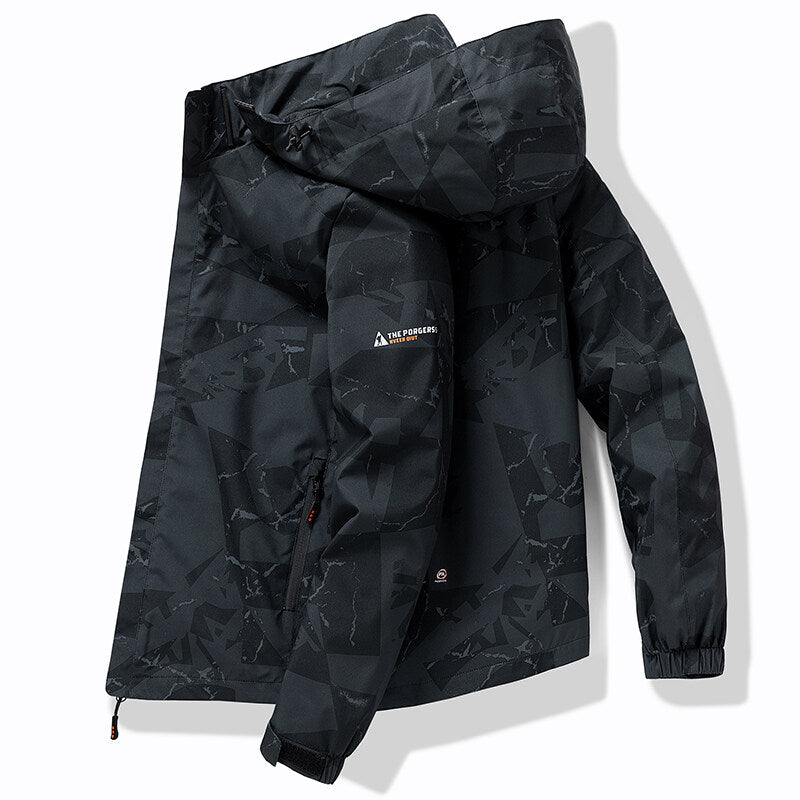Herren Skijacke Kapuze Wasserabweisend Modern - Eveloria