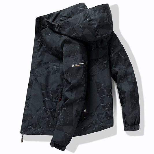 Herren Skijacke Kapuze Wasserabweisend Modern - Eveloria