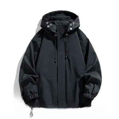 Herren Skijacke Oversized mit Kapuze Winterfunktion