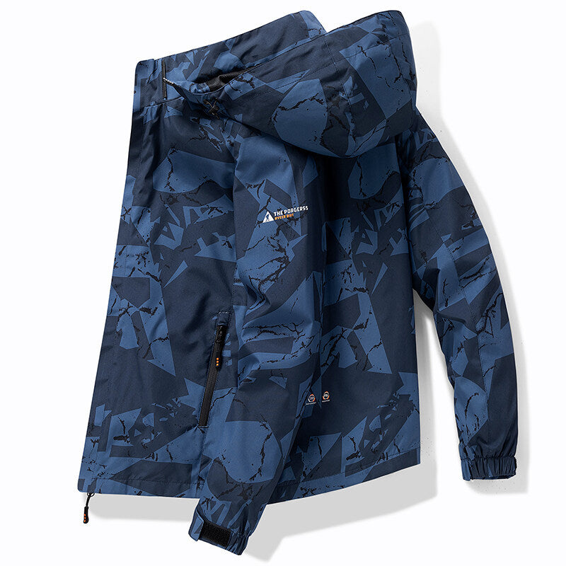 Herren Winter Skijacke Kapuze Wasserabweisend