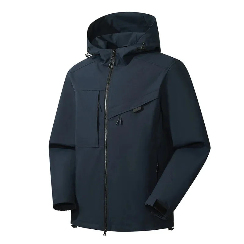 Herren Skijacke Lockere Passform Kapuzen-Design