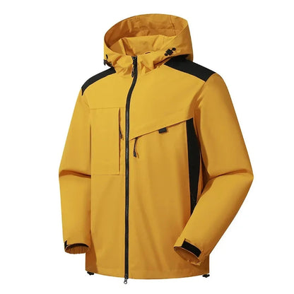 Herren Skijacke Lockere Passform Kapuzen-Design