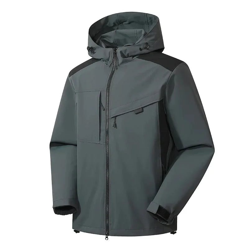 Herren Skijacke Lockere Passform Kapuzen-Design