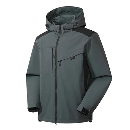 Herren Skijacke Lockere Passform Kapuzen-Design