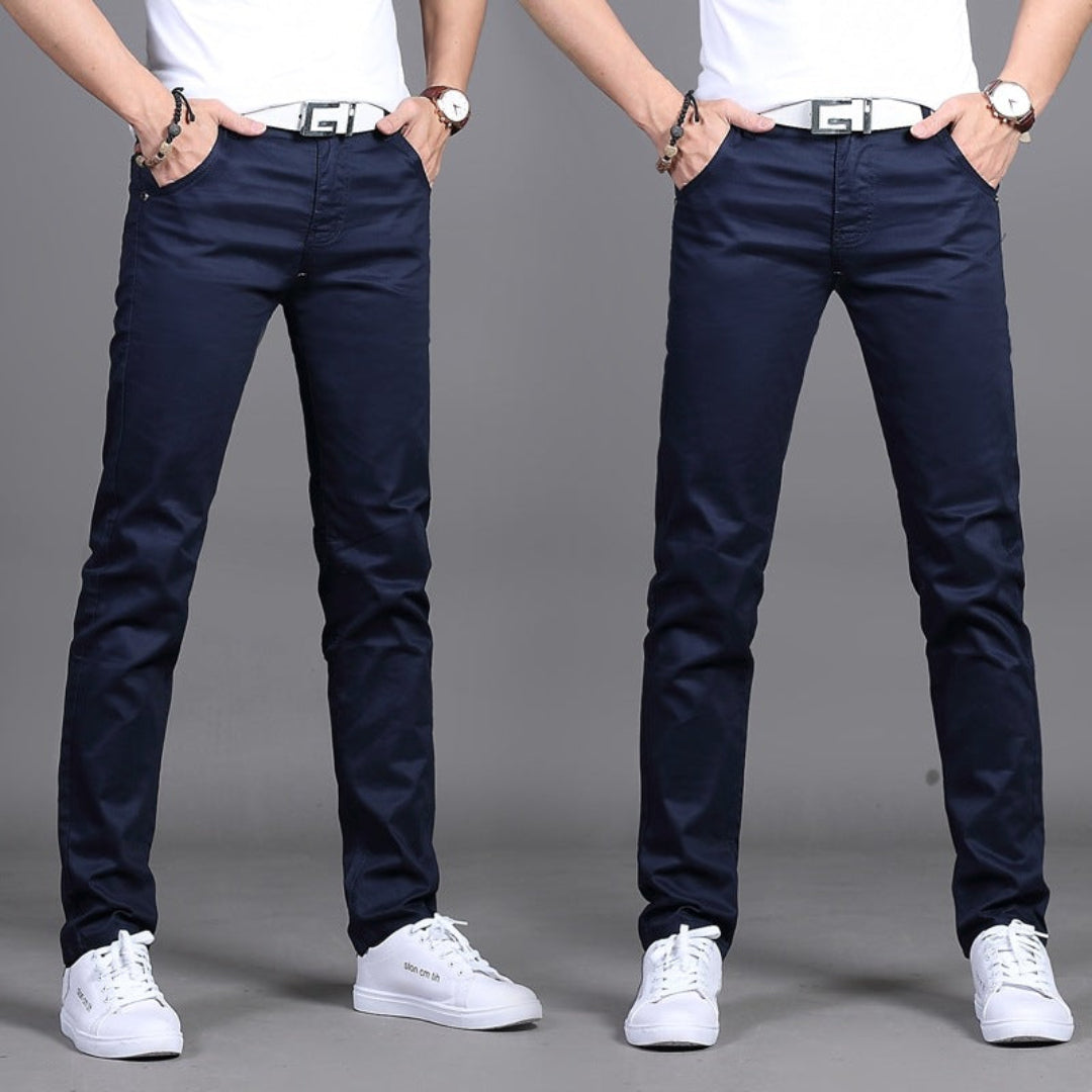Skinny Jeans – Stretch-Jeans für Herren mit schmaler Passform-Marineblau-28-Chaps Herrenmode