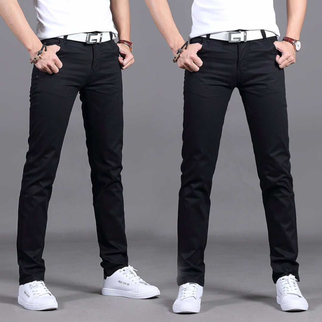 Herren Stretch-Jeans Skinny-Jeans schmale Passform - Eveloria