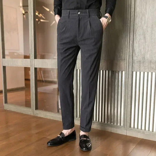 Eveloria Herren Slim Cordhosen Moderne Passform - Eveloria