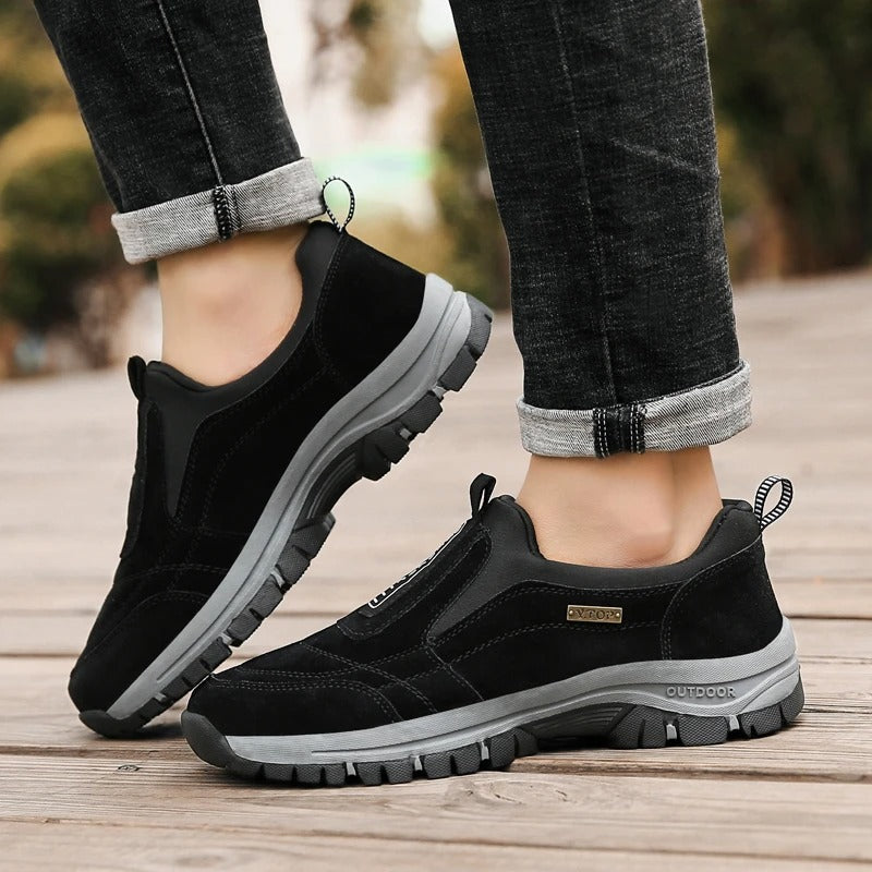 Herren Wander-Slip-On-Schuhe Orthopädisch Ergonomisch - Eveloria