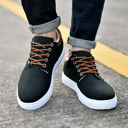 Slip-on Sneakers - Herren Casual Freizeit Canvas Sneakers-Chaps Herrenmode