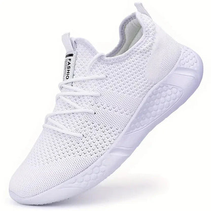 Slip-on Turnschuhe - Atmungsaktive, leichte Mesh-Turnschuhe für Männer-Weiß-36-Chaps Herrenmode