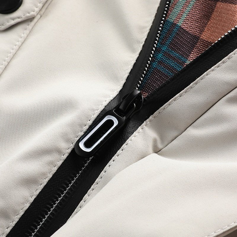 Snow Jacket – Wasserdichte Winter-Skijacke mit Kapuze für Männer-Chaps Herrenmode