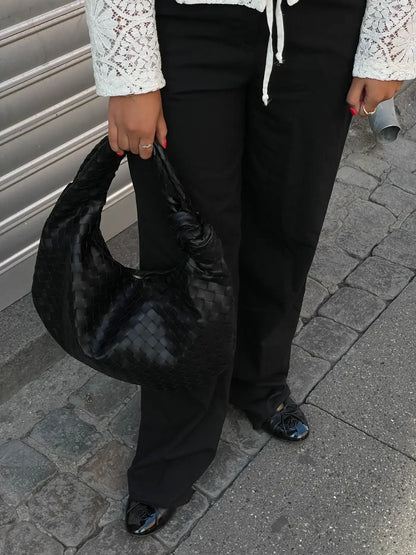 Geflochtene Handtasche Mittelgröße