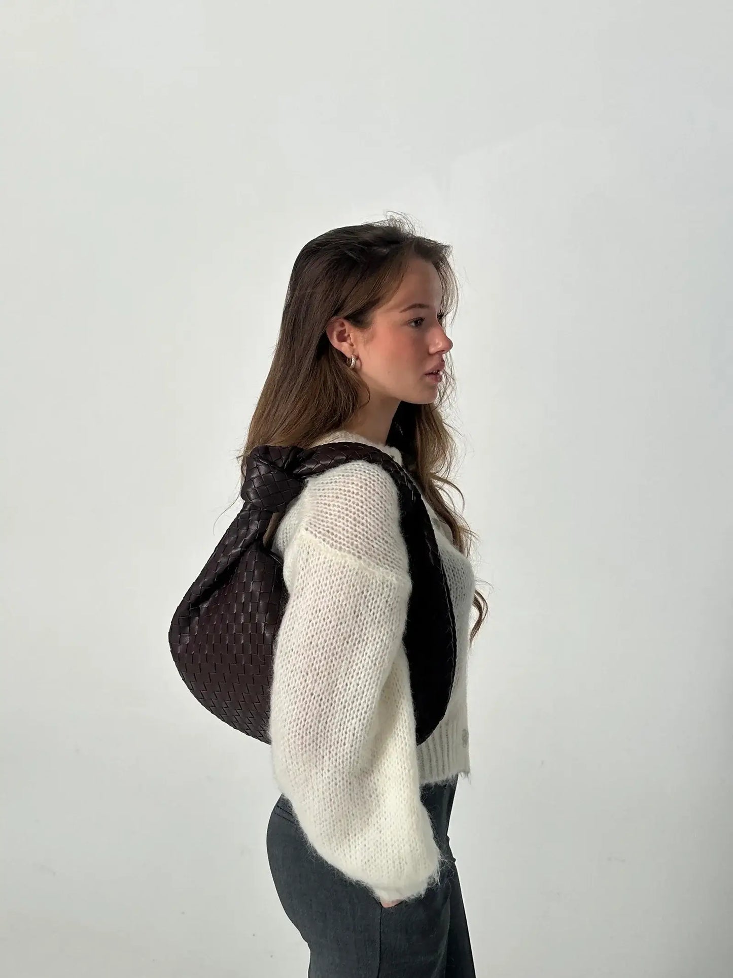 Geflochtene Handtasche Mittelgröße