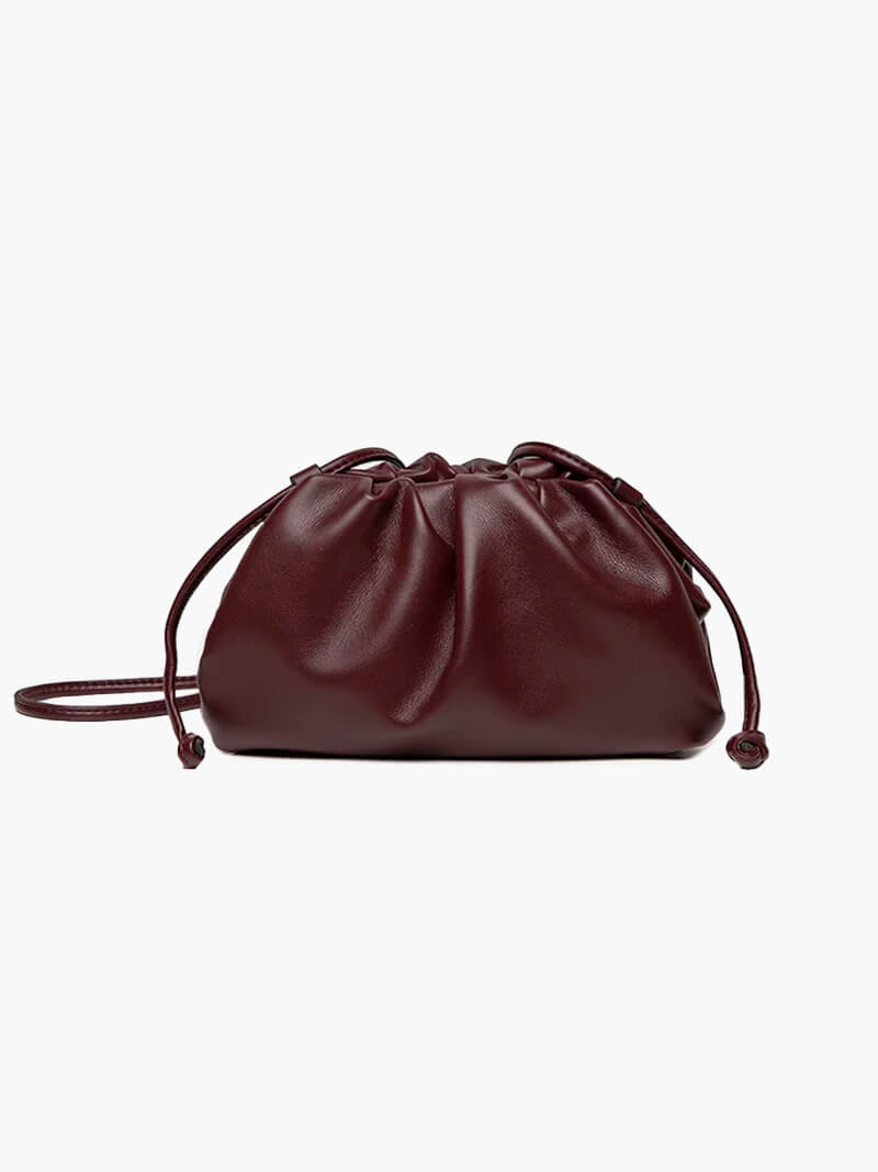 Franka Damen Pouch Tasche Kunstleder Schwarz - Norvielle