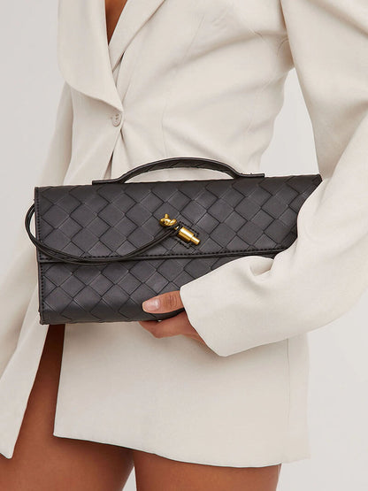 Bianca Damen Woven Schultertasche
