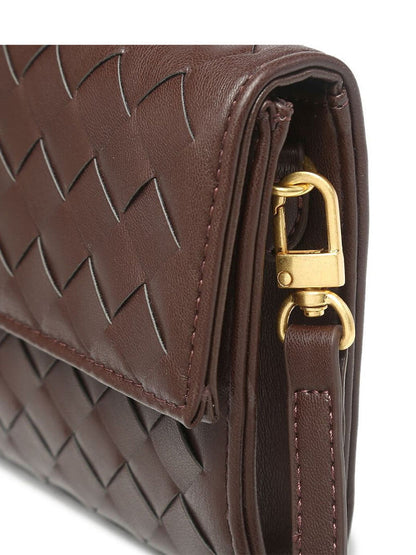 Bianca Damen Woven Schultertasche