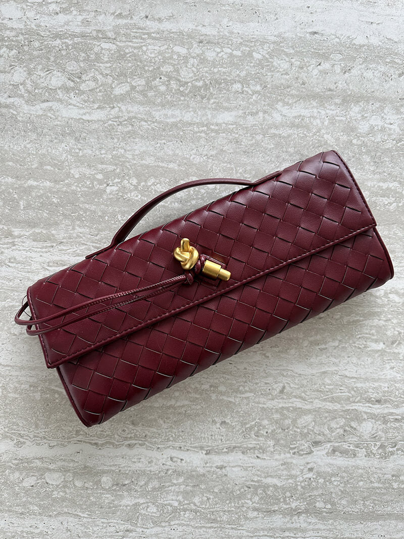 Bianca Damen Woven Schultertasche